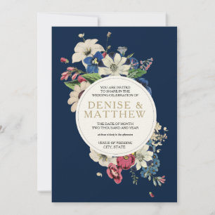 Eternal Collection in Polar Night Blue  Invitation