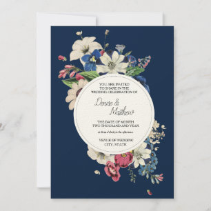 Eternal Collection in Polar Night Blue Invitation