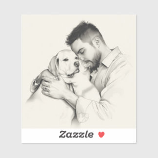 Eternal Companions: Black & White Pet Bond Paintin