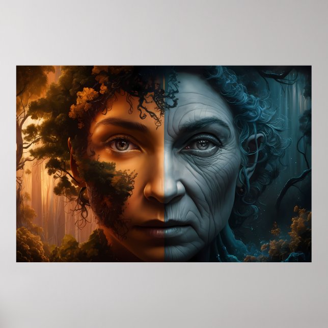 Eternal Contrast: Where Youth Meets Age Poster (Front)