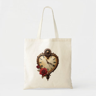 Eternal Elegance – Clockwork Heart Tote Bag