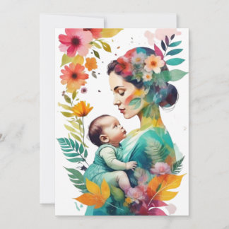 Eternal Embrace" "Motherhood Magic" Holiday Card