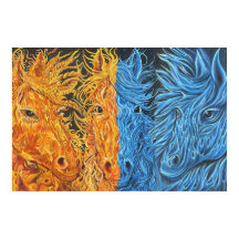 Eternal Equilibrium-Horses-Twin Flame Art-