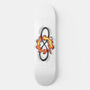 Eternal Fire Design Skateboard