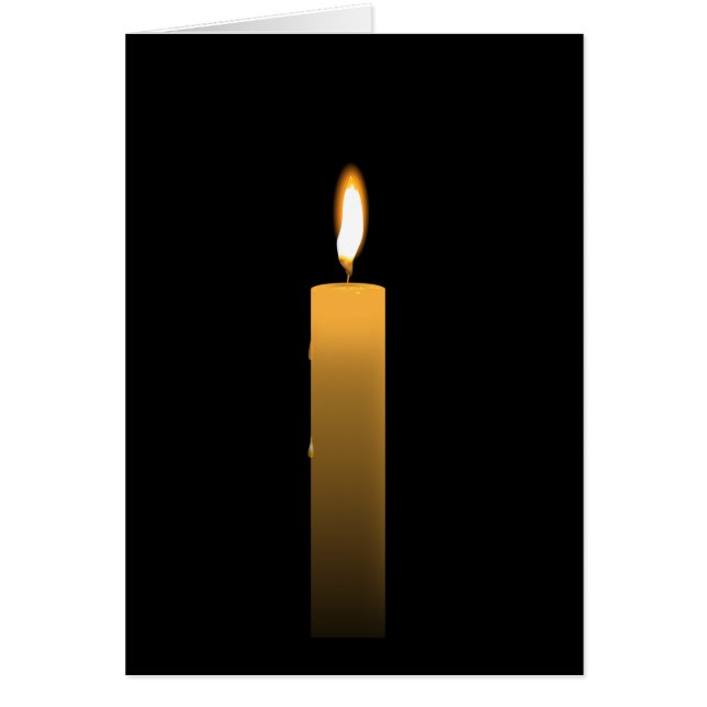 Eternal Flame Sympathy Greeting Card (Front)