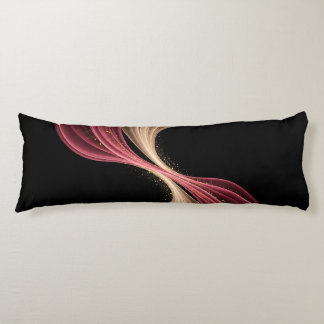 Eternal Flow of Love — Abstract Romantic Art Body Cushion