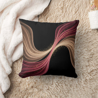 Eternal Flow of Love — Abstract Romantic Art Cushion