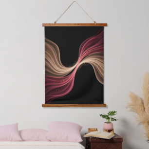 Eternal Flow of Love — Abstract Romantic Art Hanging Tapestry