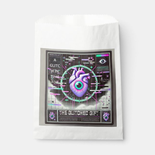 🛍️ “Eternal Glitch” Weirdcore Favor Bag 🛍️ (Front)