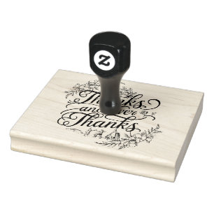 "Eternal Gratitude" Shakespearean Rubber Stamp
