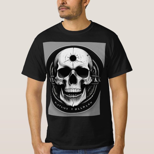 Eternal Guardian Skull bone Collection T-Shirt (Front)