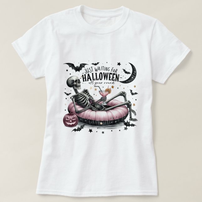 Eternal Halloween Enthusiast Adorable T-Shirt (Design Front)