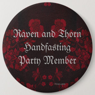 Eternal Handfasting/Wedding Suite 6 Cm Round Badge