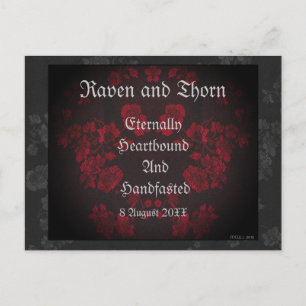 Eternal Handfasting/Wedding Suite Invitation Postcard