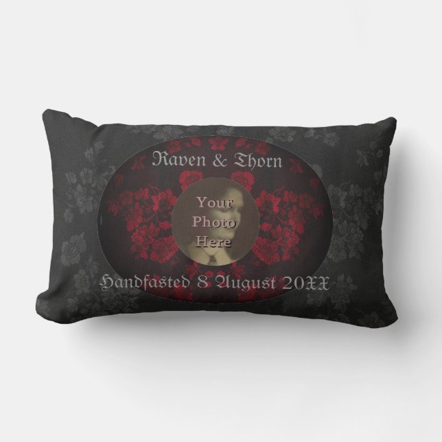 Eternal Handfasting/Wedding Suite Lumbar Cushion (Front)