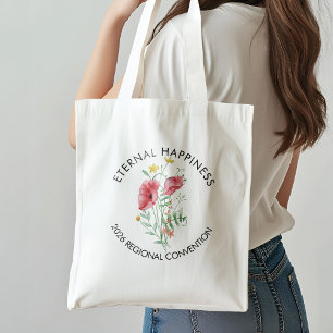 Eternal Happiness 2026 Convention with Flowers Tote Bag