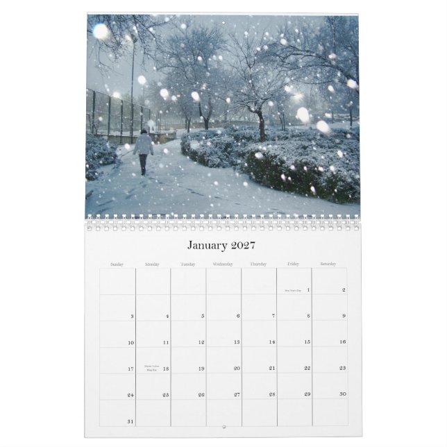 Eternal Jerusalem Calendar (Jan 2027)