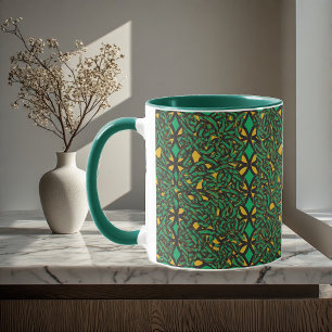 Eternal Knots Celtic Heritage Abstract Art Irish  Mug