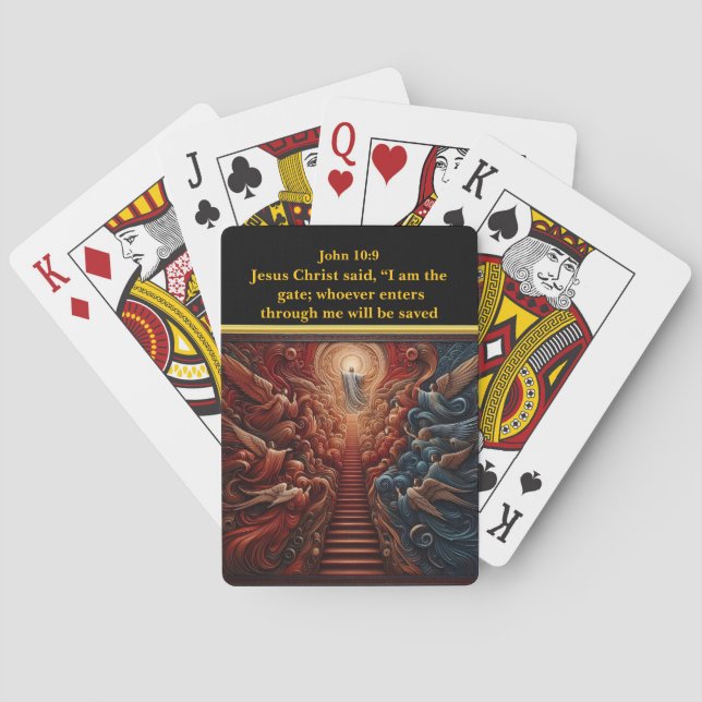 Eternal Life Through Jesus Playing Cards (Back)