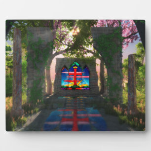 Eternal Light Easter Plaque