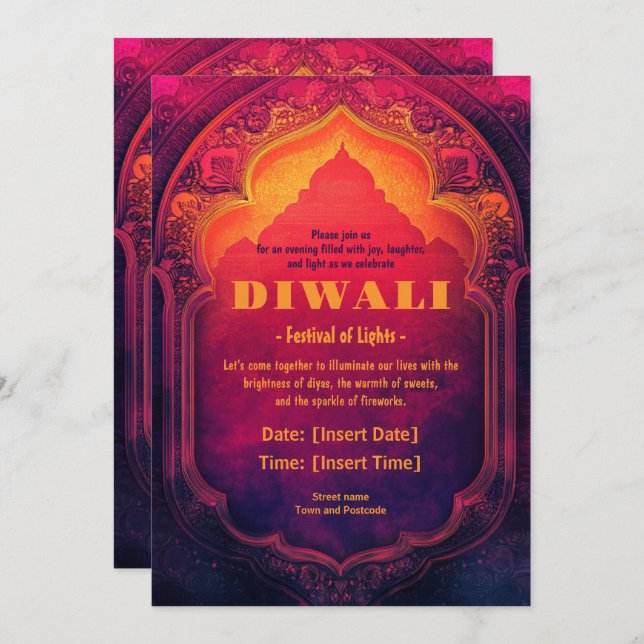 Eternal Light Invitation (Front/Back)