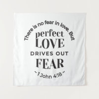 Eternal Love - 1 John 4:18 Scripture Quote Art