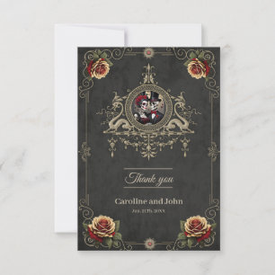 Eternal love in the darkness. thank you card
