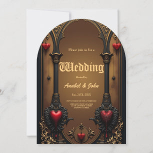Eternal love in the shadow of Gothic darkness.  Invitation