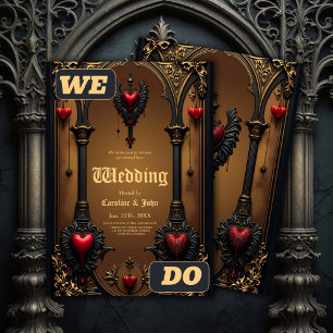 Eternal love in the shadow of Gothic darkness.  Invitation