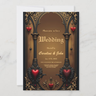Eternal love in the shadow of Gothic darkness.  Invitation