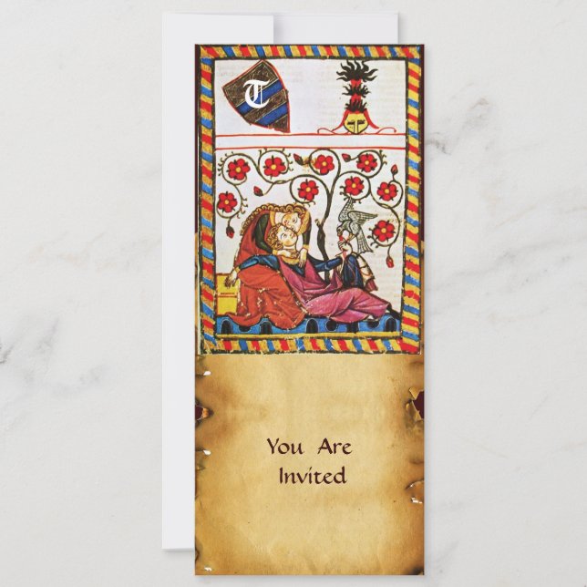 ETERNAL LOVE  MONOGRAM INVITATION (Front)