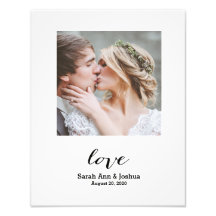 Eternal Love | Personalised Wedding Photo Print