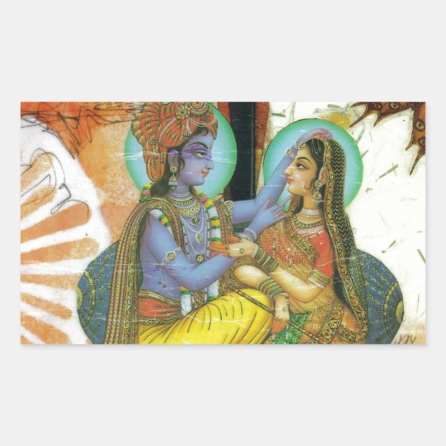 Eternal Love Rectangular Sticker (Front)