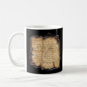 Eternal Love: Vintage-Inspired Romantic Letter Coffee Mug