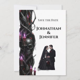 Eternal Night Gothic Vampire Wedding Dark Romance Save The Date