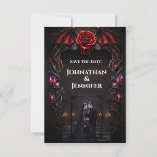 Eternal Night Gothic Vampire Wedding Dark Romance Save The Date