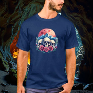 Eternal Night - Skulls and Roses T-Shirt
