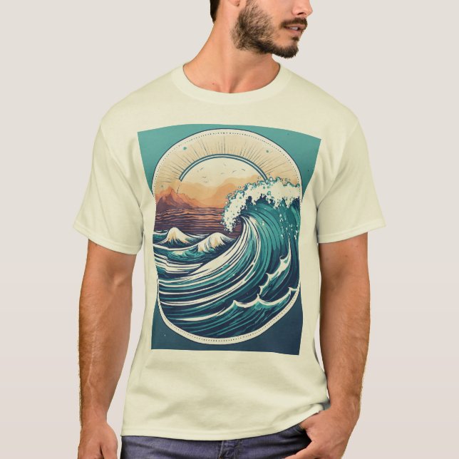 Eternal Ocean Rise. T-Shirt (Front)