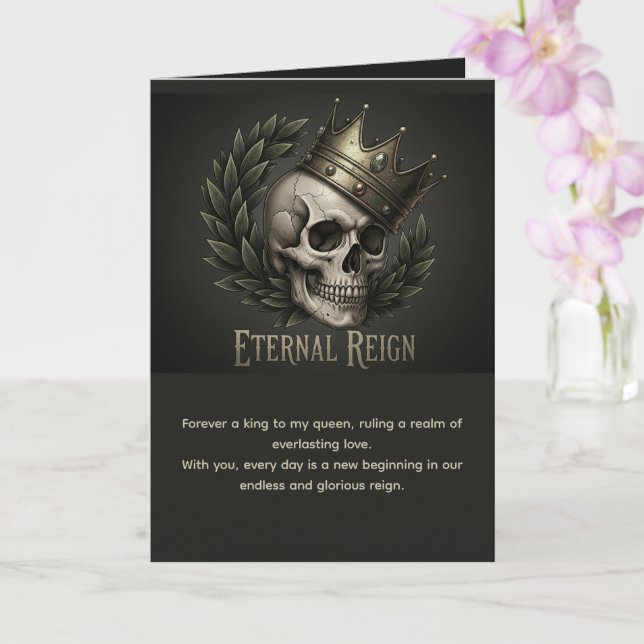  Eternal Reign Greeting Card (Orchid)