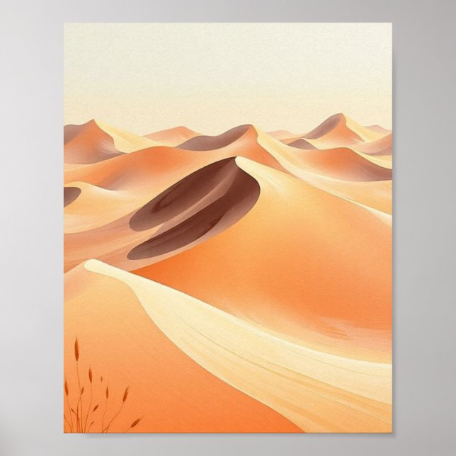 Eternal Sands: A Minimalist Study of Light Poster (Front)