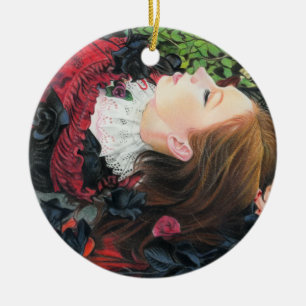 Eternal sleep fairytale dark princess Ornament