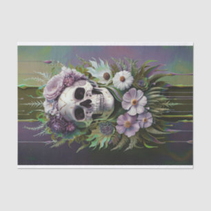 Eternal Soul, Earthy Gothic Skull, Mother Nature Tissue Paper