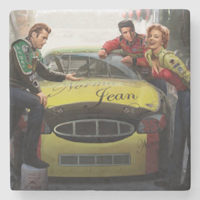 Eternal Speedway Stone Coaster (Front)