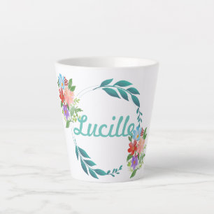 Eternal Spring Colours & Flowers Latte Mug