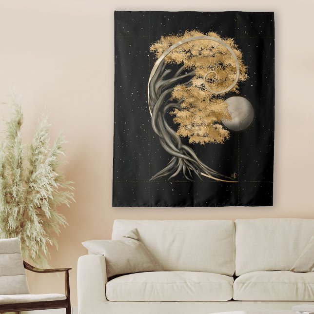 Eternal Transformation - Bonsai Butterfly Spirit  Tapestry (Creator Uploaded)