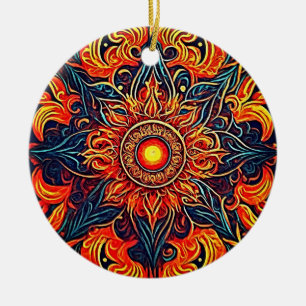 Eternal Visionary Bliss Ceramic Ornament