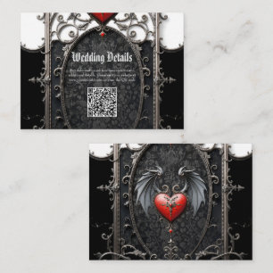 Eternal Vows Beneath Midnight Wings. Enclosure Card