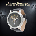 Eternal Witnesses – Clock of Crimson Fate.  Watch<br><div class="desc">Eternal Witnesses – Clock of Crimson Fate. In the silent halls between seconds and eternity, two ravens stand as witnesses. Bound to the Clock of Crimson Fate, they guard the fragile thread of time — where every choice lingers, and every moment leaves a mark. Their wings stretch across past and...</div>