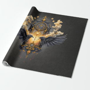 Eternal Witnesses – Clock of Crimson Fate.  Wrapping Paper