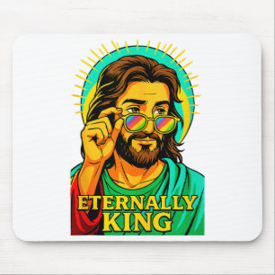 Eternally King Cool Jesus Christian Anime Manga Po Mouse Pad